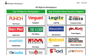 Allnigerianewspapers.net thumbnail