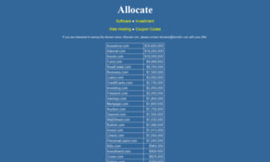 Allocate.com thumbnail