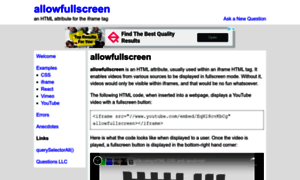 Allowfullscreen.com thumbnail