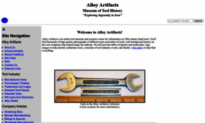 Alloy-artifacts.com thumbnail