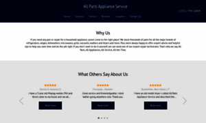 Allpartsapplianceservice.com thumbnail