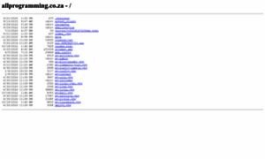 Allprogramming.co.za thumbnail