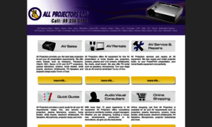 Allprojectors.co.nz thumbnail