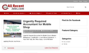 Allrecentjobs.com thumbnail