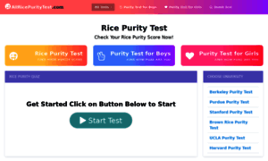 Allricepuritytest.com thumbnail