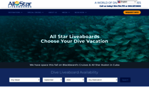 Allstarliveaboards.com thumbnail