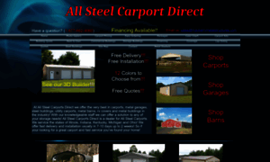 Allsteelcarportsdirect.com thumbnail