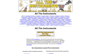 Alltheinstruments.com thumbnail