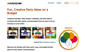 Allthepartyideas.com thumbnail