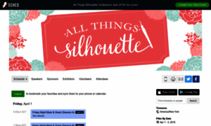 Allthingssilhouetteconferen2016.sched.org thumbnail