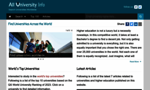 Alluniversity.info thumbnail