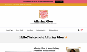 Alluringglow.com thumbnail