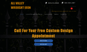 Allvalleywroughtiron.com thumbnail