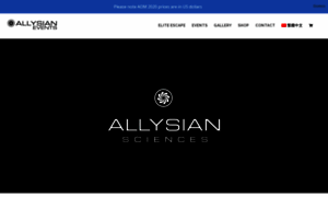 Allysianevents.com thumbnail