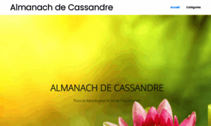 Almanachdecassandre.com thumbnail