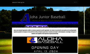 Alohajuniorbaseball.org thumbnail