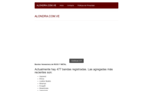 Alondra.com.ve thumbnail