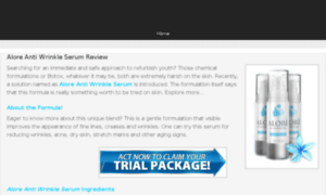 Aloreantiwrinkleserum.net thumbnail