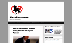 Alove4horses.com thumbnail