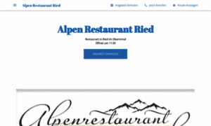 Alpenrestaurant-ried.business.site thumbnail