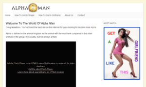 Alpha-man.com thumbnail