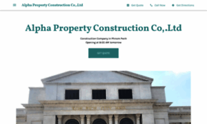 Alpha-property-construction-coltd.business.site thumbnail