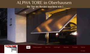 Alpha-tore-oberhausen.de thumbnail