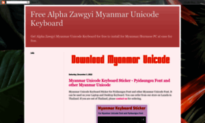 Alpha-zawgyi-download.blogspot.com thumbnail