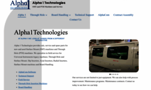 Alpha1technologies.com thumbnail