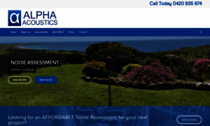 Alphaacoustics.com.au thumbnail