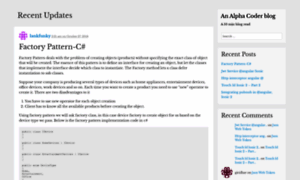 Alphacoderblog.wordpress.com thumbnail