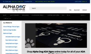 Alphadogadasigns.com thumbnail