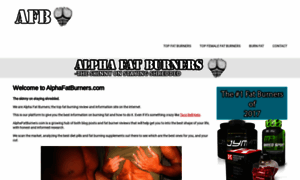 Alphafatburners.com thumbnail