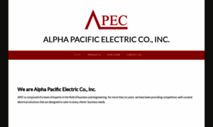 Alphapacificelectric.com thumbnail