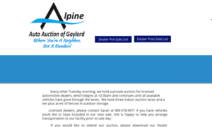 Alpineautoauction.com thumbnail