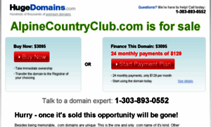 Alpinecountryclub.com thumbnail