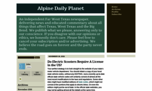 Alpinedailyplanet.typepad.com thumbnail