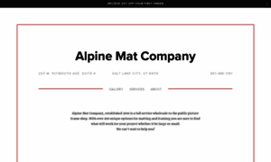 Alpinematcompany.com thumbnail