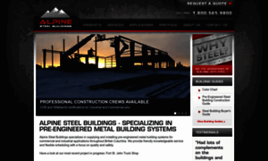 Alpinesteelbuildings.com thumbnail