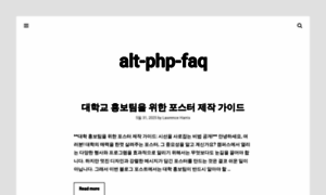 Alt-php-faq.org thumbnail