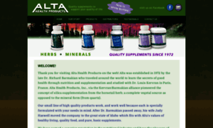 Altahealthproducts.com thumbnail
