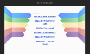 Altec-solar.com thumbnail