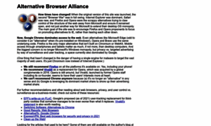 Alternativebrowseralliance.com thumbnail