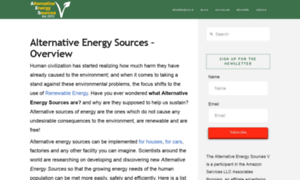 Alternativeenergysourcesv.com thumbnail