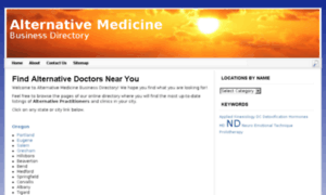 Alternativemedicinebusinessdirectory.com thumbnail