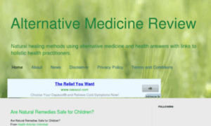 Alternativemedicinereviews.blogspot.com thumbnail