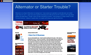 Alternatorstartershop.blogspot.com thumbnail