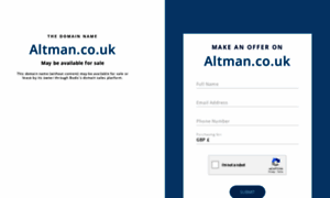 Altman.co.uk thumbnail