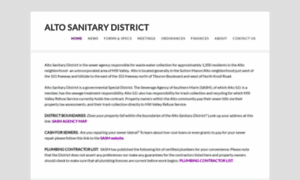 Altosanitarydistrict.org thumbnail