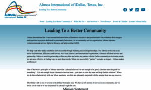 Altrusadallas.org thumbnail